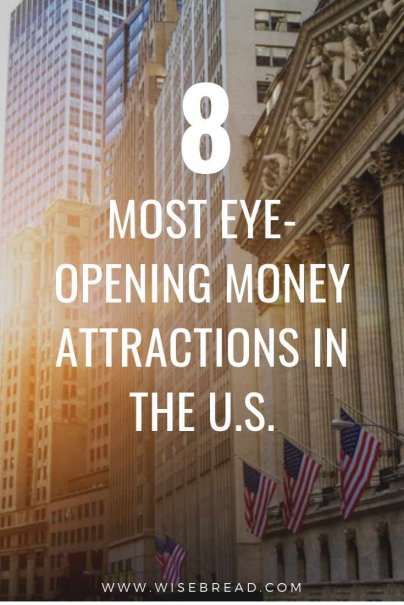 If you get excited about money, check out these unique money attractions across the U.S. From the US Mint, to The Charging bull on Wall street, the New York Fed Gold Vault and more, these are the 8 tourism attractions that will get you thinking about you personal finances! | #personalfinance #USAtravel #moneymatters